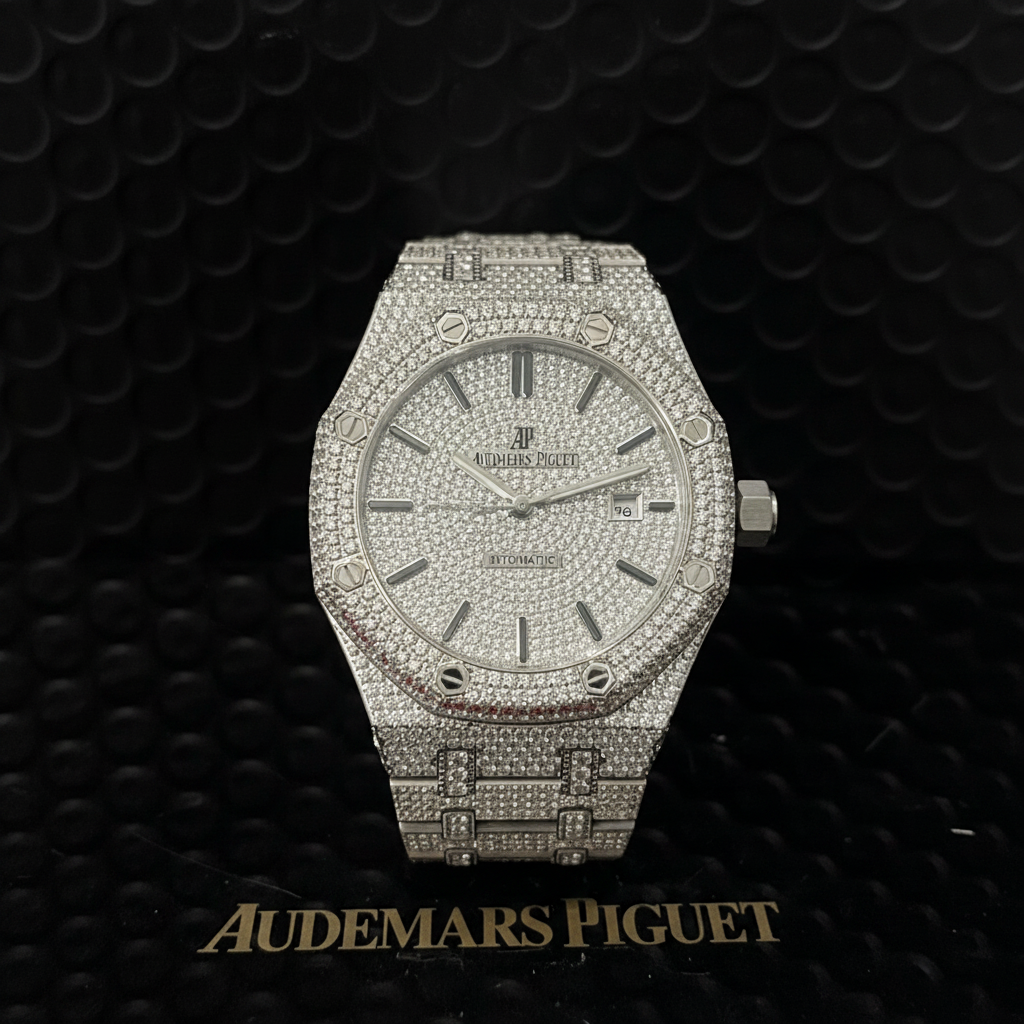 fully iced-out Audemars Piguet