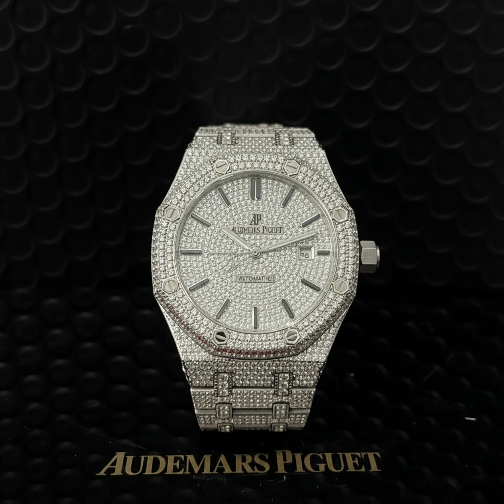 fully iced-out Audemars Piguet